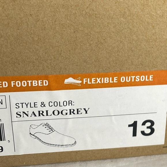 Sonoma Arlo Two-Tone Oxfords (Size:13, Color:Grey/Blaack) - Picture 6 of 6